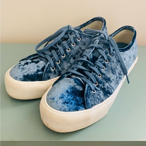 SeaVees Monterrey Platform Size 10 Crushed Velvet - Picture 5 of 8